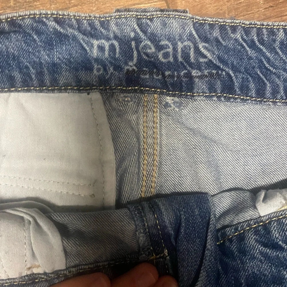 Maurices M. Jeans NWOT Y2K Baggy Straight Leg Jeans Size 16 Regular - Picture 5 of 7